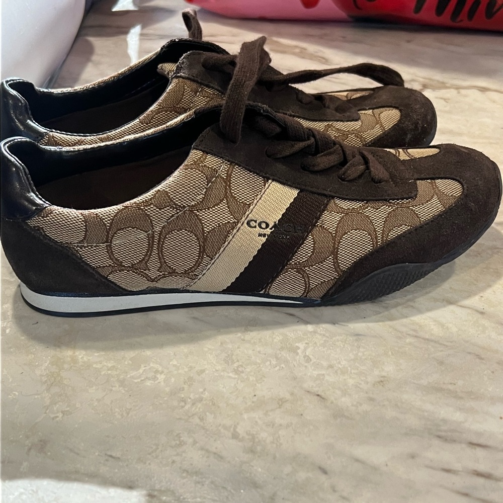 Coach shoes size 7.5 only wore couple times. Perfect  condition